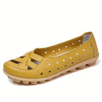 Women's Leather Breathable Support Flat Shoes