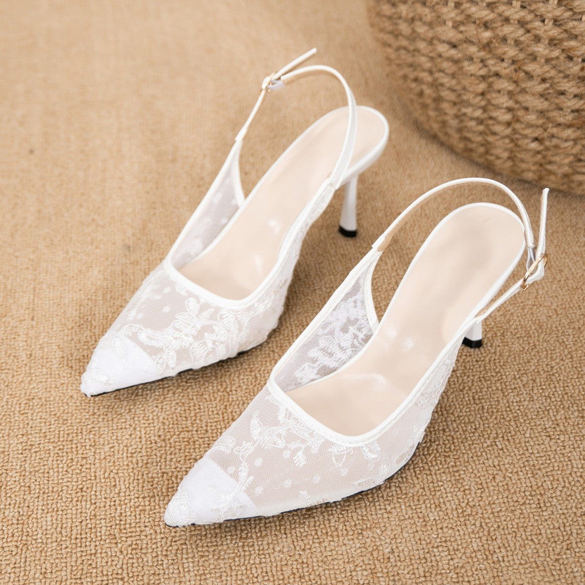 2026 New Stylish Women's High-Heeled Sandals with Ankle Strap and Buckle
