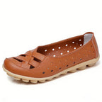 Women's Leather Breathable Support Flat Shoes